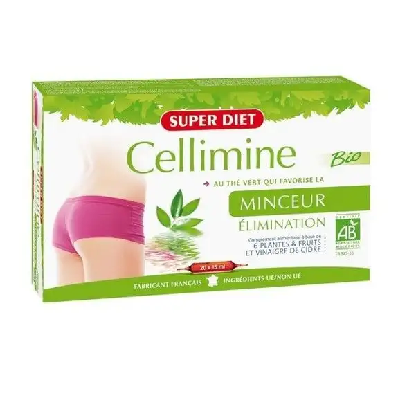 Super Diet Cellimine bio Minceur 20 ampoules